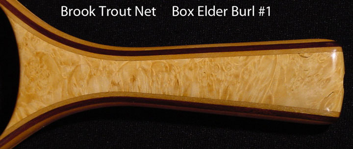 brook trout net box elder burl