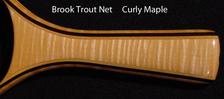 brook trout net curly maple